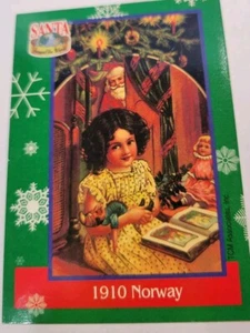 1995 TCM #34 Santa Around the World:Santa & Snowflakes 1910 Norway Christmas - Picture 1 of 2