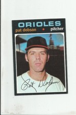 1971 Topps Baseball #547 Pat Dobson, Baltimore Orioles nm