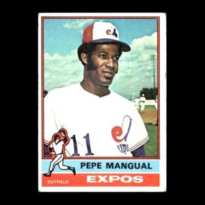Pepe Mangual 1976 Topps Montreal Expos #164 Set Filler!