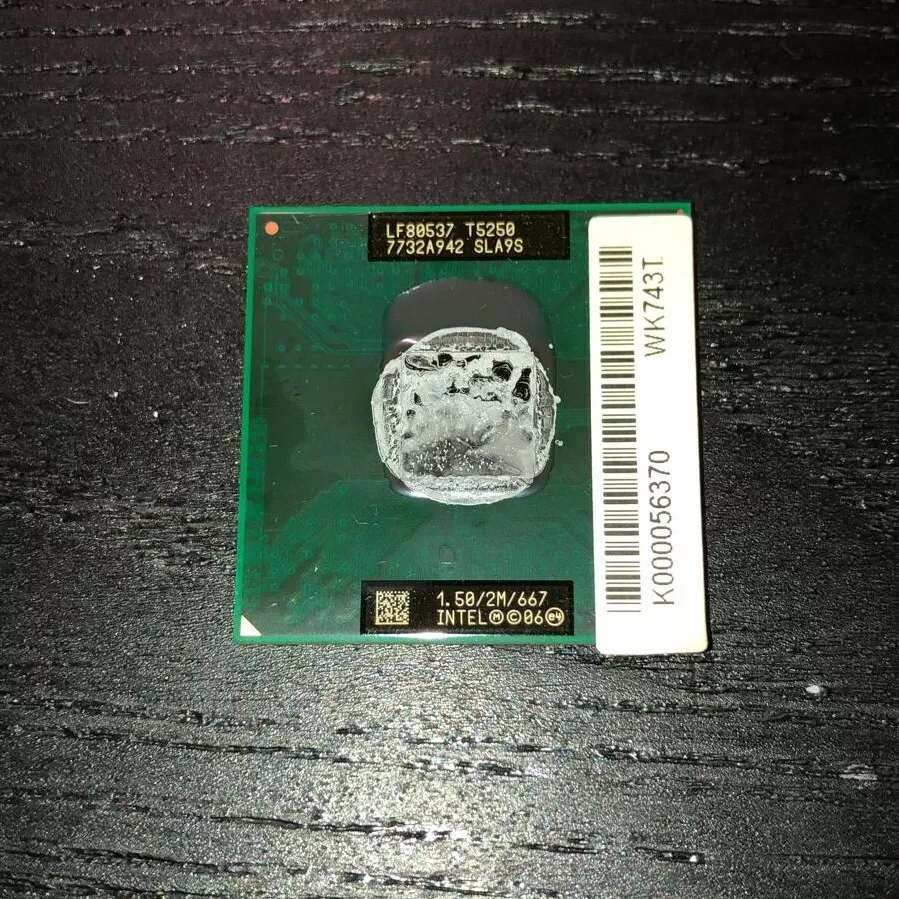 CPU INTEL CORE 2 DUO T5250 Mobile 1.50GHZ SLA9S Socket P x Laptop Notebook - Immagine 1 di 1