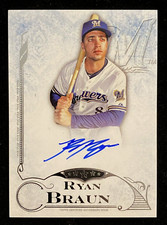 2015 Topps Five Star Ryan Braun #FSA-RB ON-CARD AUTO Autograph !!!  BREWERS