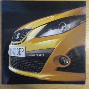 SEAT IBIZA CUPRA UK Market Launch Fold-Out Sales Brochure Poster September 2008 - Picture 1 of 1