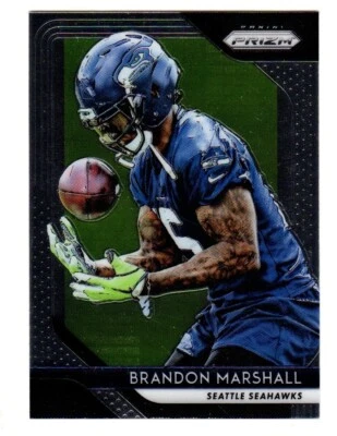 2018 Panini PRIZM #23 Brandon Marshall seattle seahawks - Image 1 of 2
