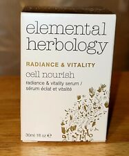 BRAND NEW Elemental Herbology Cell Nourish Radiance & Vitality Serum 1oz / 30ml
