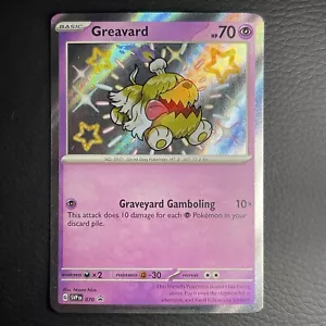 Pokemon TCG - Greavard - SVP070 Black Star Promos Shiny Holo + Code - NM - Bild 1 von 4