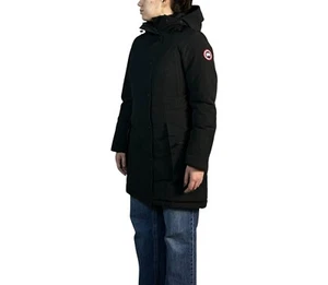 Canada Goose Kinley Women's Long Parka Down Puffer Hooded Jacket Black Size S - Picture 1 of 23