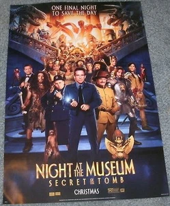 NIGHT AT THE MUSEUM SECRET OF THE TOMB  - 14X20 DOUBLE SIDED MOVIE POSTER - Picture 1 of 2