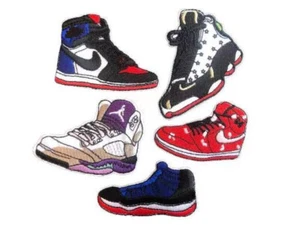 Shoe Embroidery Patch Sneaker Patch Iron on Sew on for Clothing Bags - Picture 1 of 10