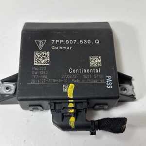 2014 PORSCHE CAYENNE GATEWAY COMPUTER CONTROL MODULE UNIT 7PP907530Q OEM - Picture 1 of 5