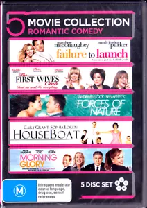 FAILURE TO LAUNCH / FIRST WIVES CLUB / FORCES OF NATURE / HOUSEBOAT New 5 Dvd ** - Picture 1 of 2