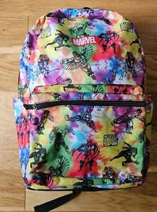 Mochila de lona muerta de superhéroes de Marvel Comics bolsa de libros correas ajustables - Imagen 1 de 12