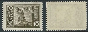 1929 EGEO PITTORICA 10 LIRE D. 11 MH * - G001 - Picture 1 of 1