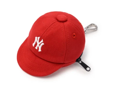 MLB KOREA Basic Ball Cap Pouch Keyring New York Yankees - Image 1 of 3