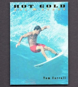TOM CARROLL 1994 Futera Surf Hot Gold All Stars Surfing Insert AS2 #/2000 PSA - Picture 1 of 2