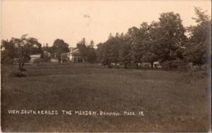 RPPC Meadow Brimfield MA Real Photo postcard A9 - Picture 1 of 2