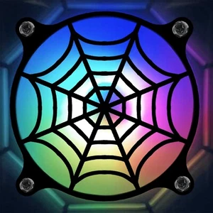 120mm PC Lüfterabdeckung Spider Web Guard Computerhülle Custom Zubehör - Bild 1 von 6