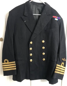 GIEVES 1970 Tailored Royal Navy Jacket of Robert McQueen Captain F.A.A - Bild 1 von 7