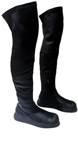 Over the Knee Boots - Atelje 71 Mack Stretch Faux Leather Sz 6.5 - Picture 1 of 4