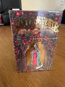 Mazzo Tarocchi Santa Muerte - Libro dei Morti Carte e Libro - Dia Muertos NUOVO SIGILLATO - Foto 1 di 4