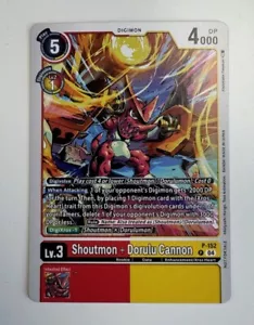 Shoutmon + Dorulu Cannon P-152 | P | Tournament Pack | Digimon CCG - Bild 1 von 2