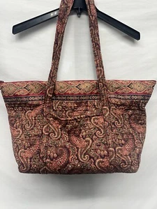 Bolso de Hombro Vera Bradley Cremallera Floral Acolchado XL Talla 23”x13” - Ver Desc - Imagen 1 de 17