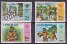 Samoa I Sisifo 1979 Anno internazionale del bambino 446-49 Mnh
