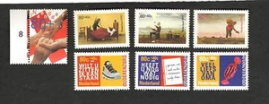 7 Ass't 1997-98 Netherlands Sc #B701 #B702-04 #B705-07 / MNH semi postal stamps - Picture 1 of 1