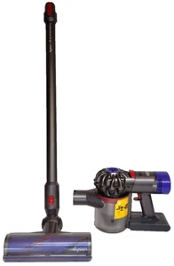 Dyson V8 Akku-Handstaubsauger Komplettgerät & Ladegerät komplett getestet dunkelgrau - Bild 1 von 11