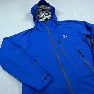 Chaqueta de lluvia LL Bean Trail para hombre mediana impermeable con capucha al aire libre senderismo - Imagen 1 de 19