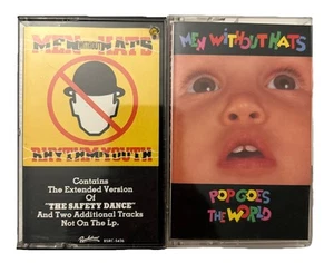 MEN WITHOUT HATS CASSETTE LOT (2) RHYTHM OF YOUTH /POP GOES THE WORLD TESTED! - Picture 1 of 8