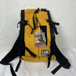 NUEVO CON ETIQUETAS K9 Saco Deportivo Unisex Air Plus Mochila Porta Perros Amarillo Pequeño (13"-17") - Imagen 1 de 7