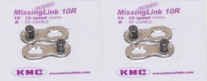 2pair New KMC RE-USABLE Missing link 10 speed ( 2pairs) - Silver - Picture 1 of 2