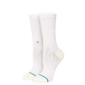 Stance Damen cremeweiß lila Crew Buttermischung Blumen Rundum Socken Gr. M - Bild 1 von 1
