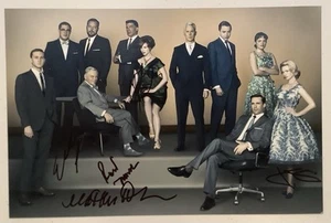 Mad Men 5x Cast signiertes Foto Elisabeth Moss Christina Hendricks January Jones ++ - Bild 1 von 10