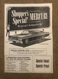RARA pubblicità giornale Mercury hardtop auto d'epoca 2D21 - Foto 1 di 2