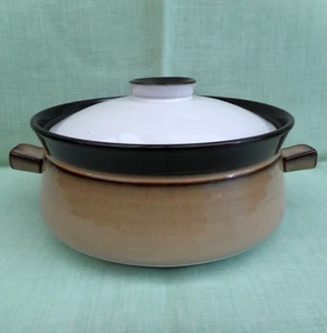 Vintage Denby Steinzeug Country Cuisine Auflaufform mit Deckel - 1,75 L (3 Pints) - Bild 1 von 5