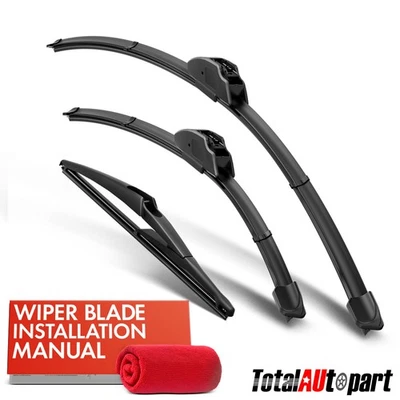 3 piezas limpiaparabrisas 26"" y 16"" y 12"" para Nissan Kicks 2018 2019-2024 Foto 1 de 4