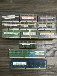 75 Units Of 4GB DDR3 Laptops/desktops Rams ( Read ) - Afbeelding 1 van 3
