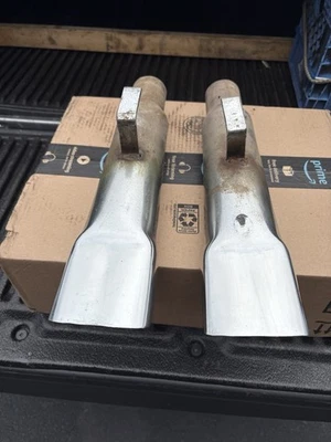 Mopar B Body Chrome Exhaust Tips  - Image 1 of 3
