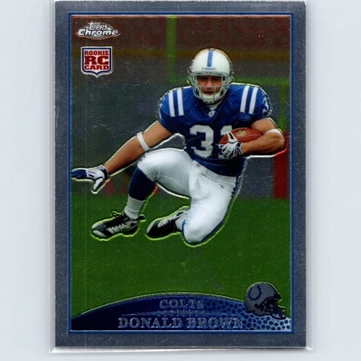 2009 Topps Chrome - Donald Brown #TC150 (RC) - Indianapolis Colts - Image 1 of 2