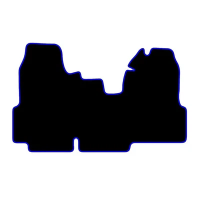 VAN MATS FOR FORD TRANSIT MK7 2010 TO 2014 ALL WEATHER TAILORED BLACK CARPET MAT - Image 1 of 4