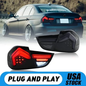 Smoked LED Tail Lights For BMW 3-Series E90 E91 Sedan 4-DR 2009-2012 Rear Lamps - Bild 1 von 22