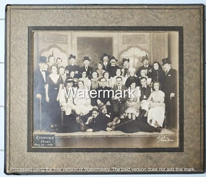 Originalfoto Rozmajrin Drama Mai 1932 spielen Cast Theater Vintage Slowakei NJ - Bild 1 von 1