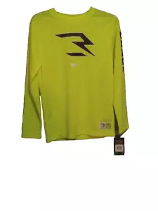 New Nike 3BRAND by Russell Wilson Boys Long Sleeve Graphic T-Shirt Yellow Blk L - Picture 1 of 8