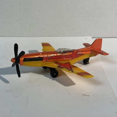 Avión acrobacias Mattel Matchbox 2007 naranja amarillo 73 TB2 avión diecast Tailandia Foto 1 de 4