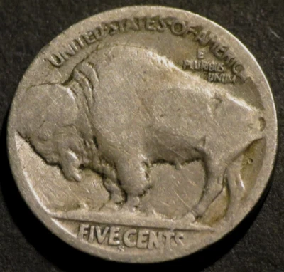 1920 S Buffalo Nickel Semi-Key Date Restored Five Cent 5c Coin B774 - Image 1 of 2