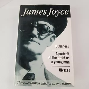 James Joyce 3 Classics In 1 Volume Dubliners Ulysses Hardcover Dust Jacket Book - Picture 1 of 15