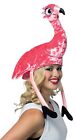 Rasta Imposta Flamingo Pink Bird Hat Adult Halloween Costume Accessory GC1526