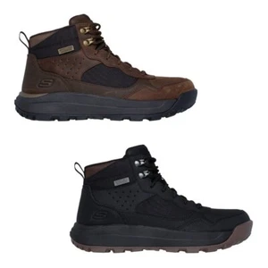 Skechers CAMBERT - HARLAN Mens Casual Lace-Up Boots - Picture 1 of 9