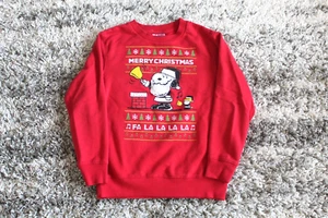 Felpa Peanuts Merry Christmas Snoopy As Santa Holiday rossa giovane piccola (8) - Foto 1 di 6
